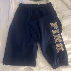 Navy Blue PINK Sweatpants